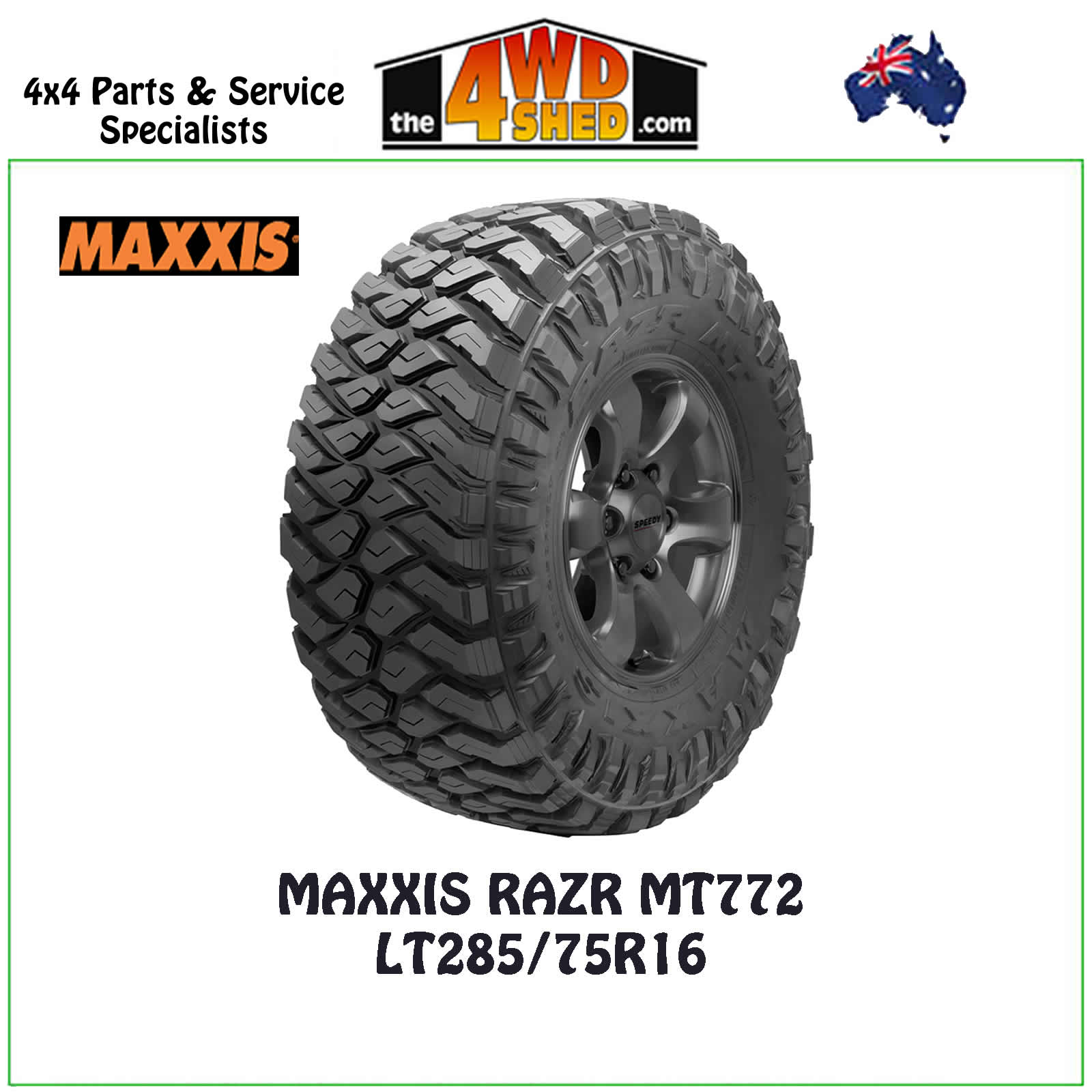 MAXXIS MAXXIS マキシス MT-772 RAZR LT285/75R16 10PR マッドテレーンタイヤ  285/75-16【2022年製】