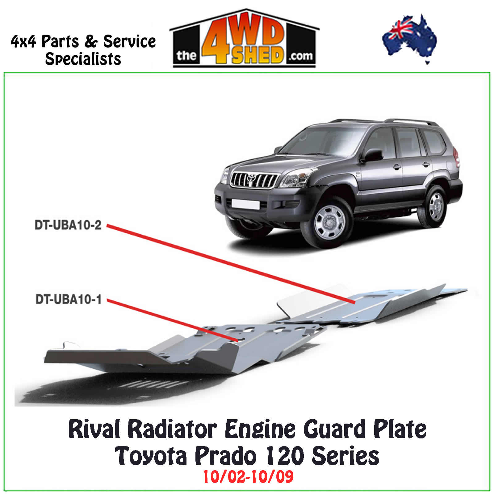 prado bonnet protector 120