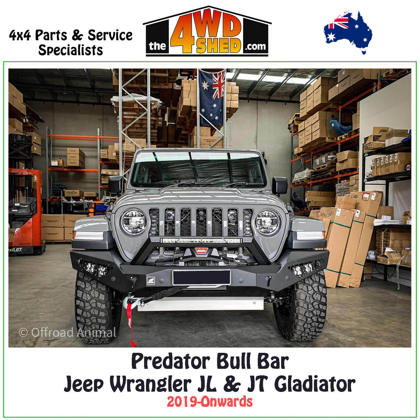 Predator Bull Bar Jeep Wrangler JL & JT Gladiator
