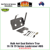 Dual Battery Tray 76 78 79 Series Landcruiser ABS 8/2012-09/2016