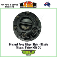 Hulk Free Wheel Hub Single Only - Nissan Patrol GQ GU CLEARANCE