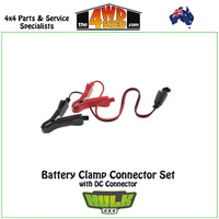 Battery Clamp Connector Set with DC Connector