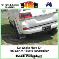 Kut Snake Flare Kit - Toyota 200 Series Landcruiser REAR FLARES