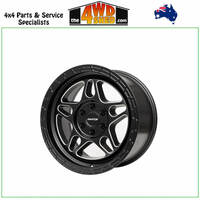 MILLRAD Matt Black 17x9 +10 6x114.3 73.1