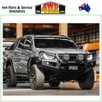 Elite Loop Winch Bull Bar Isuzu DMAX 2020-2024 - Black Tow Points & Black Bash Plates