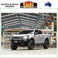 Elite Loop Winch Bull Bar Isuzu DMAX 2020-2024 - Orange Tow Points & Black Bash Plates