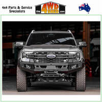 Genesis Non Loop Winch Bull Bar Ford Ranger Next Gen 5/2022-On - Black Tow Points & Black Bash Plates