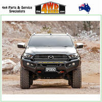 Genesis Non Loop Winch Bull Bar Mazda BT50 7/2020-On - Black Tow Points & Black Bash Plates