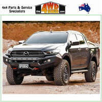 Genesis Non Loop Winch Bull Bar Mazda BT50 7/2020-On - Orange Tow Points & Black Bash Plates