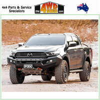 Genesis Non Loop Winch Bull Bar Mazda BT50 7/2020-On - Orange Tow Points & Grey Bash Plates