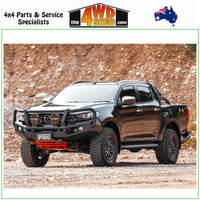 Genesis Loop Winch Bull Bar Mazda BT50 7/2020-On - Black Tow Points & Orange Bash Plates