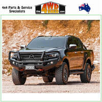 Genesis Loop Winch Bull Bar Mazda BT50 7/2020-On - Orange Tow Points & Black Bash Plates