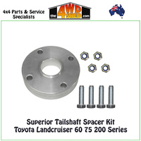 Superior Rear Tailshaft Spacer Kit Toyota Landcruiser 