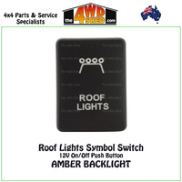 Roof Lights Switch 12V - BLUE - Toyota Prado 150 Series Landcruiser 200 series Hilux GUN