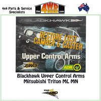 Blackhawk Upper Control Arms Mitsubishi Triton ML MN