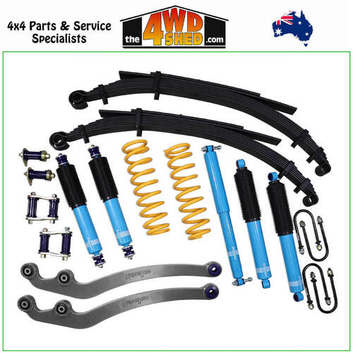 Premium Big Bore 50mm Suspension Lift Kit Toyota Landcruiser 76 Series 2007-07/2016