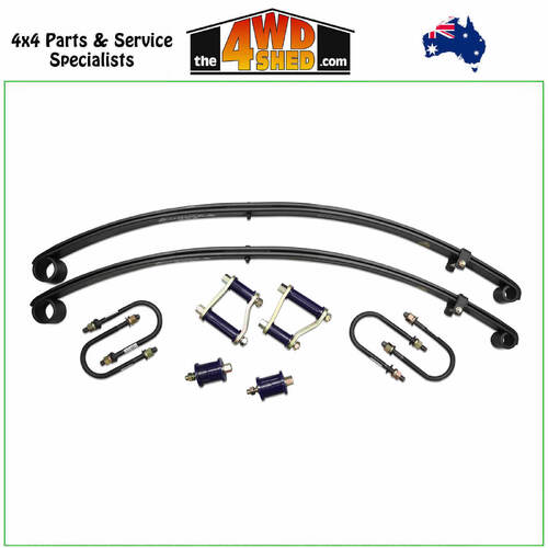 Formula Parabolic Leaf Spring Kit 50mm Lift 300-500kg Ford Ranger PX Mazda BT50 UP UR