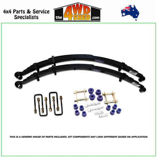 Rear Leaf Spring Kit 40mm Lift 0-300kg Holden Colorado RG Isuzu DMAX 2012-2020 & LDV T60 2017-On