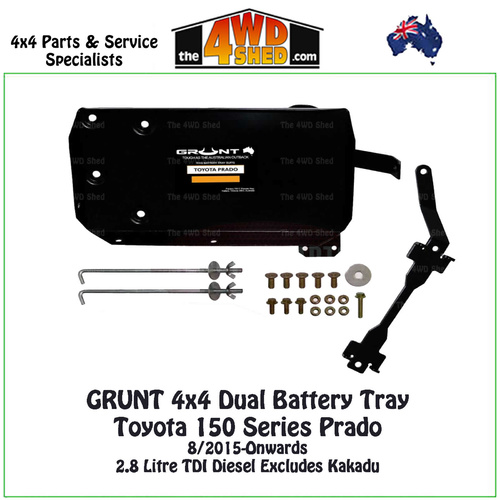 Dual Battery Tray 150 Series Toyota Prado 2.8l Diesel