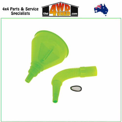 Heavy Duty Plastic Funnel with Filter 2pc