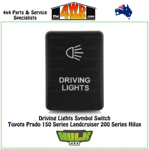 Driving Lights Switch 12V BLUE Toyota Prado 150 Series Landcruiser 79 200 Series Hilux GUN