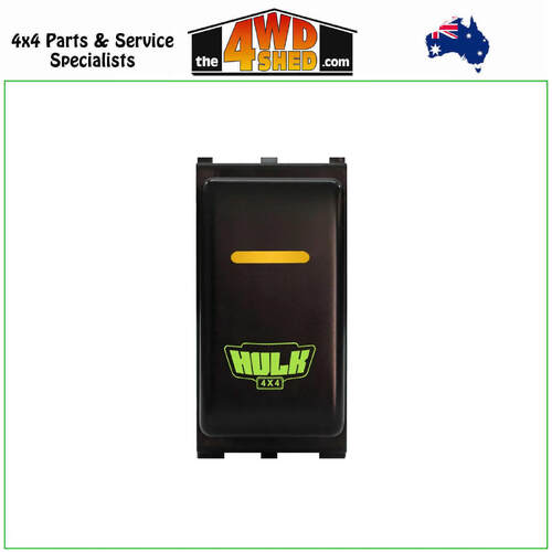 Hulk 4x4 Logo Amber & Green Window Switch 12V Nissan Patrol GU Navara D40 Pathfinder R51