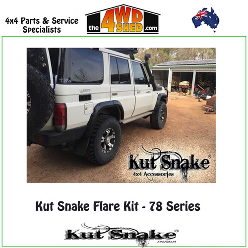 Kut Snake Flare Kit - 78 Series Landcruiser REAR PIECES