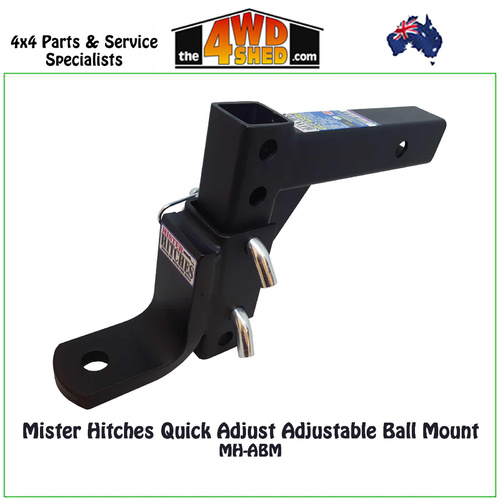 Mister Hitches Quick Adjust Adjustable Ball Mount