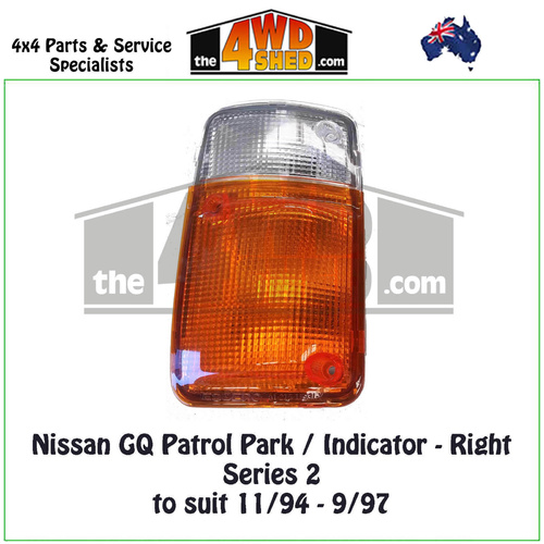 Nissan GQ Patrol Series 2 Front Park/Indicator Light- R/H