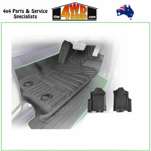 5D TPE Molded Floor Mats Ford Everest UA 2015-2022 - Front Only