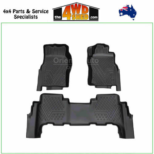 5D TPE Molded Floor Mats Nissan Patrol GU 1997-2015