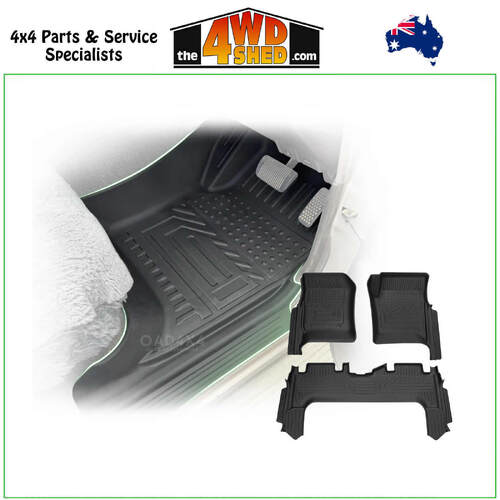 5D TPE Molded Floor Mats Toyota Landcruiser 80 Series 1990-1998