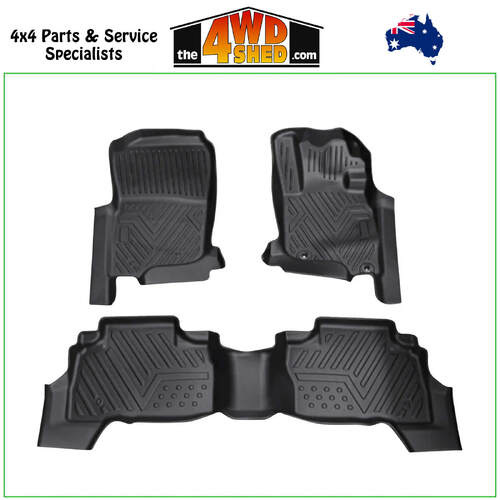 5D TPE Molded Floor Mats Mitsubishi Pajero Sport 2015-On