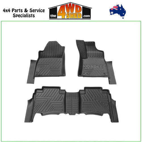 5D TPE Molded Floor Mats Toyota Fortuner 2015-On