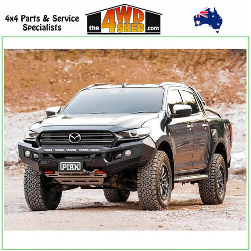 Genesis Non Loop Winch Bull Bar Mazda BT50 7/2020-On - Orange Tow Points & Grey Bash Plates