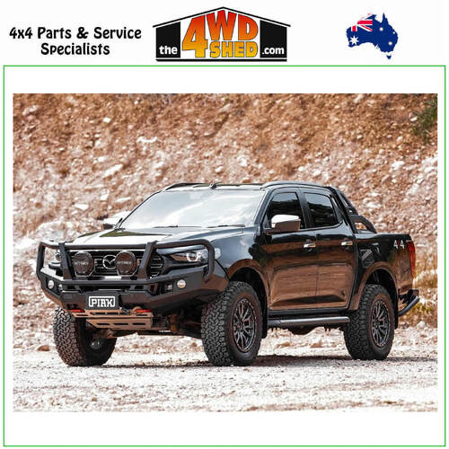 Genesis Loop Winch Bull Bar Mazda BT50 7/2020-On - Orange Tow Points & Grey Bash Plates