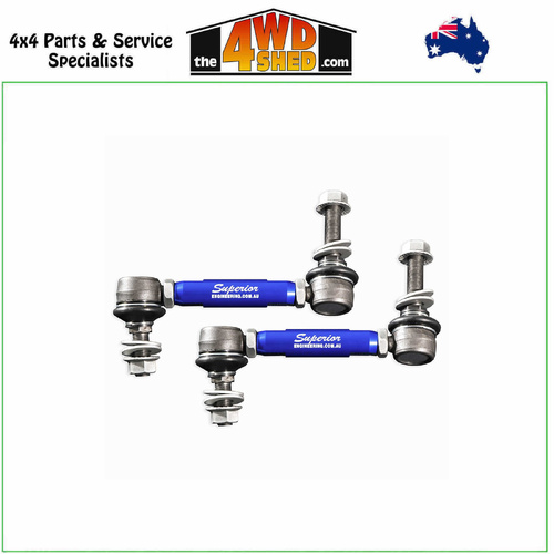 Superior Billet Series 6061 T6 Alloy Sway Bar Extension Link Kit Front Toyota Hilux 120 150 Series Prado FJ Cruiser