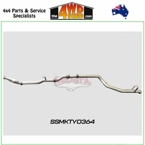 VDJ79 Series Toyota Landcruiser Single & Dual Cab Ute 4 inch Turbo Back for Superior Outback SSM w/out Cat & Muffler